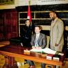 Kathy and Phillip at Parliament Hill for the swearing in of returning MP, Pierre Polievre May 28 '11
